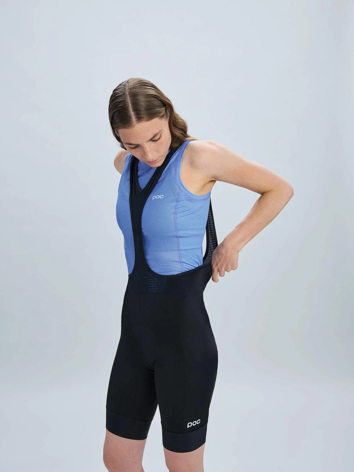 Koszulka rowerowa POC W's Essential Layer Vest - Bazzite Blue - Image 4