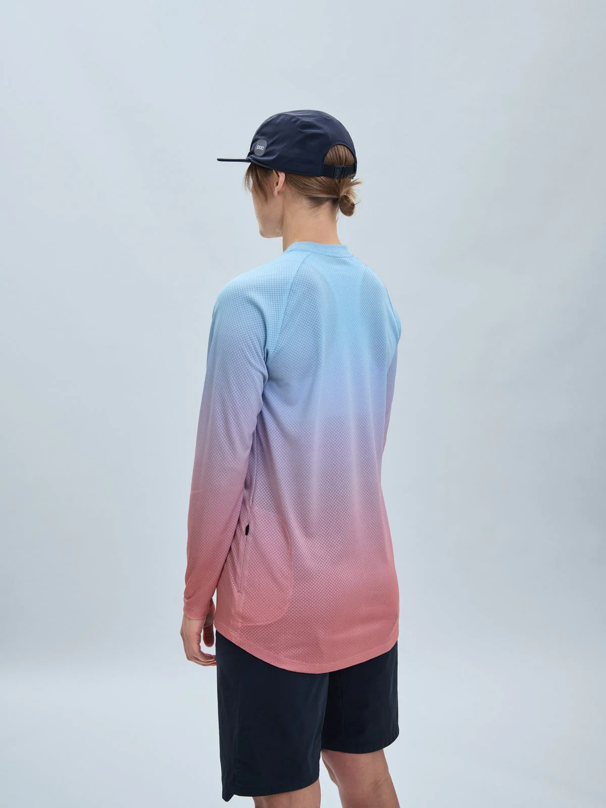 Koszulka rowerowa POC W's Essential MTB Lite LS Jersey - Gradient Rock Salt - Image 3