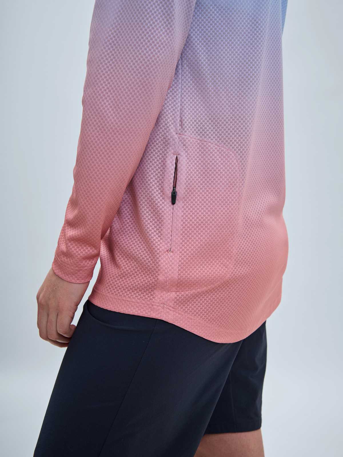 Koszulka rowerowa POC W's Essential MTB Lite LS Jersey - Gradient Rock Salt - Image 4
