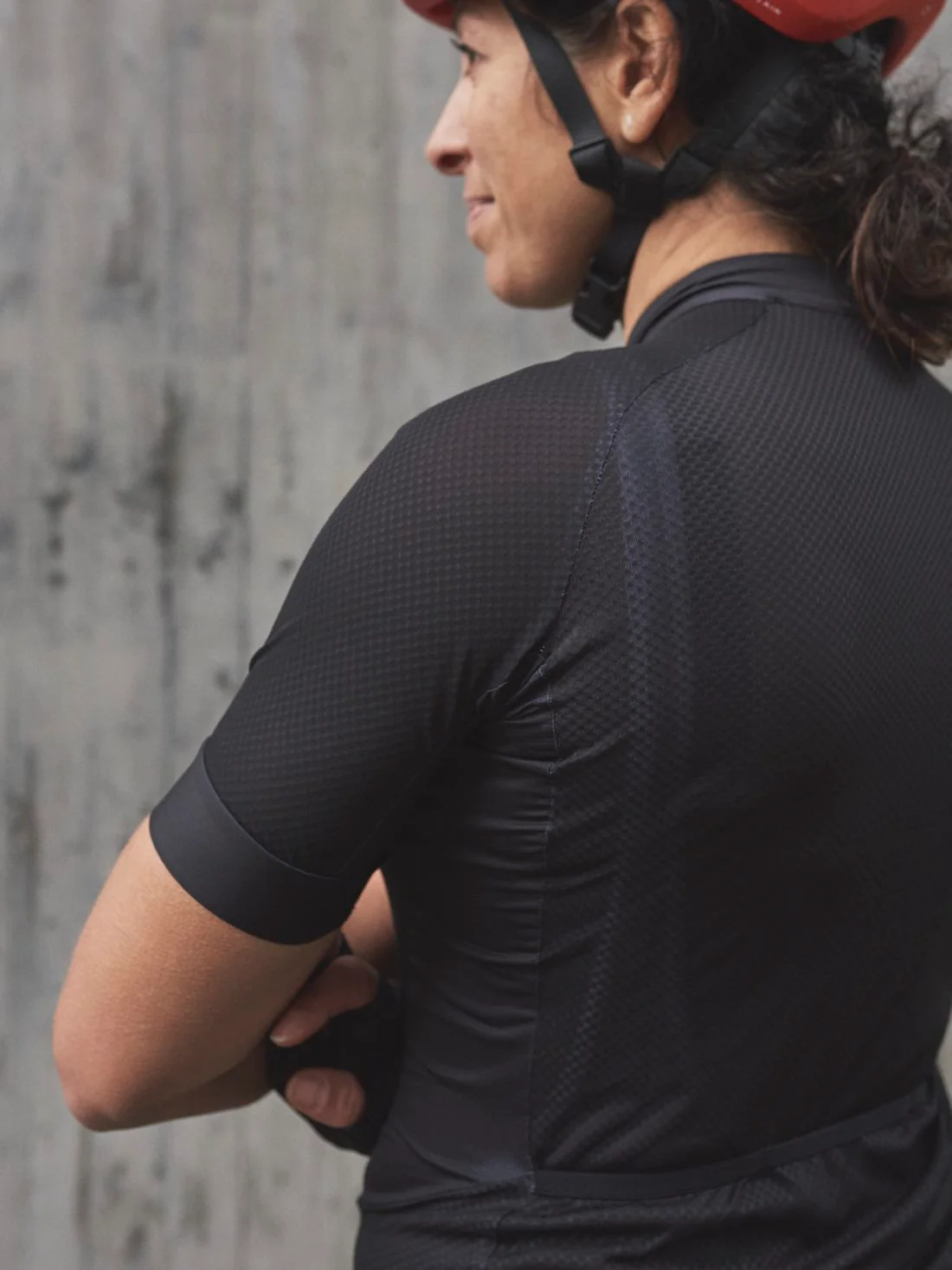 Koszulka rowerowa POC W's ESSENTIAL ROAD LOGO Jersey - Ur. Black - Image 3