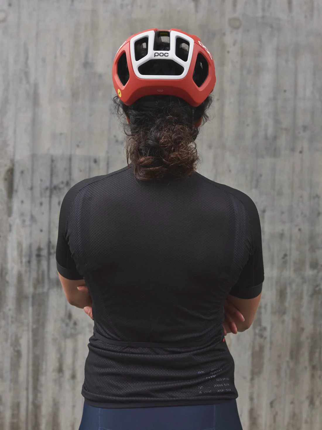 Koszulka rowerowa POC W's ESSENTIAL ROAD LOGO Jersey - Ur. Black - Image 5