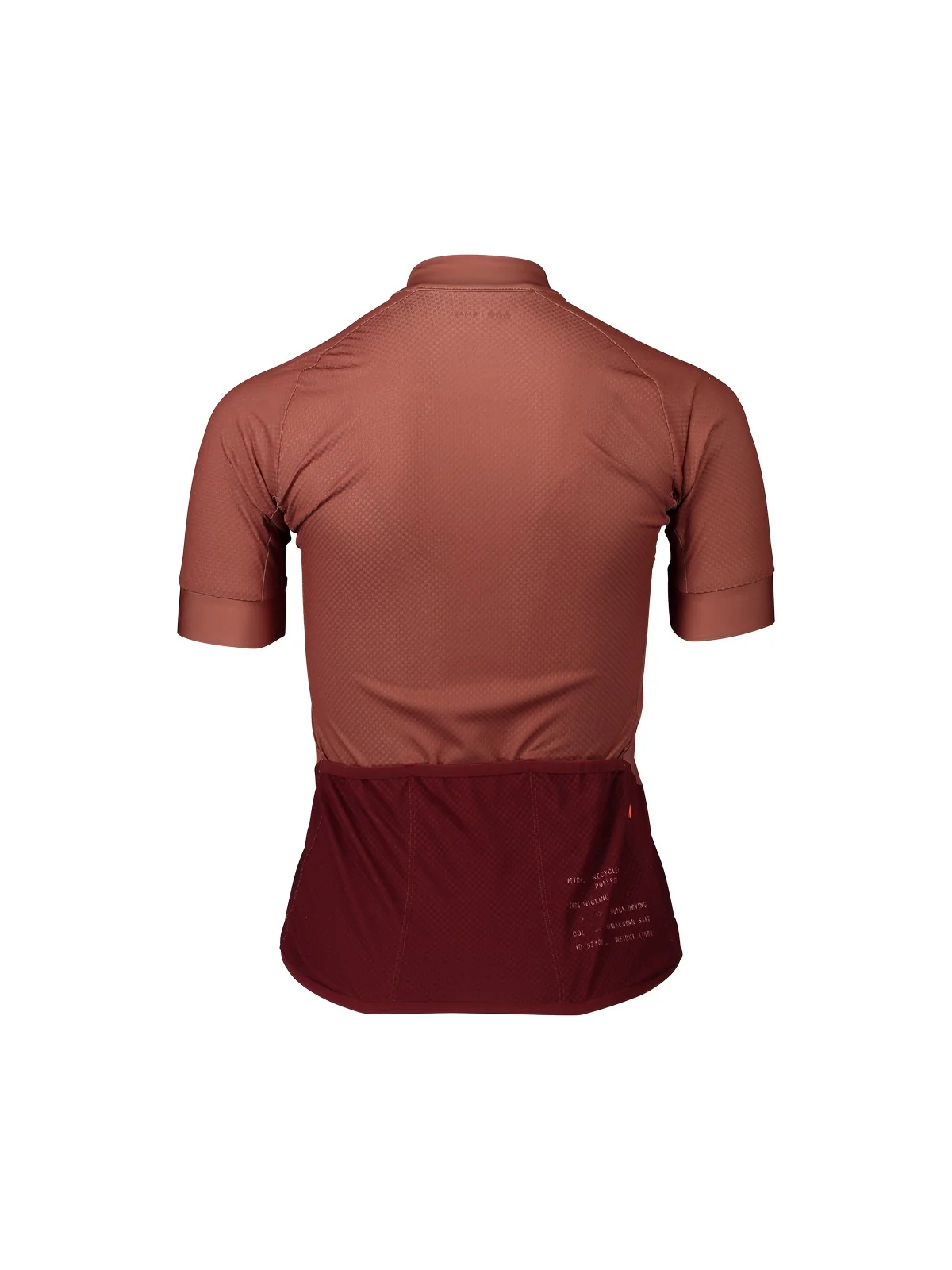 Koszulka rowerowa POC W's ESSENTIAL ROAD LOGO Jersey - Himalayan Salt/Garnet Red - Image 6
