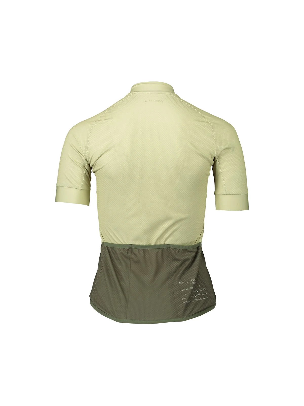 Koszulka rowerowa POC W's ESSENTIAL ROAD LOGO Jersey - Prehnite Green/Epid. Green - Image 5