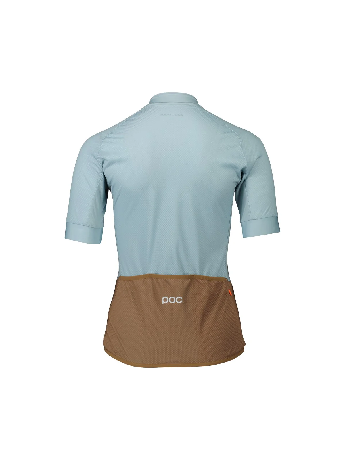 Koszulka rowerowa POC W's Essential Road Logo Jersey blue - Mineral Blue/Jasper Brown - Image 3