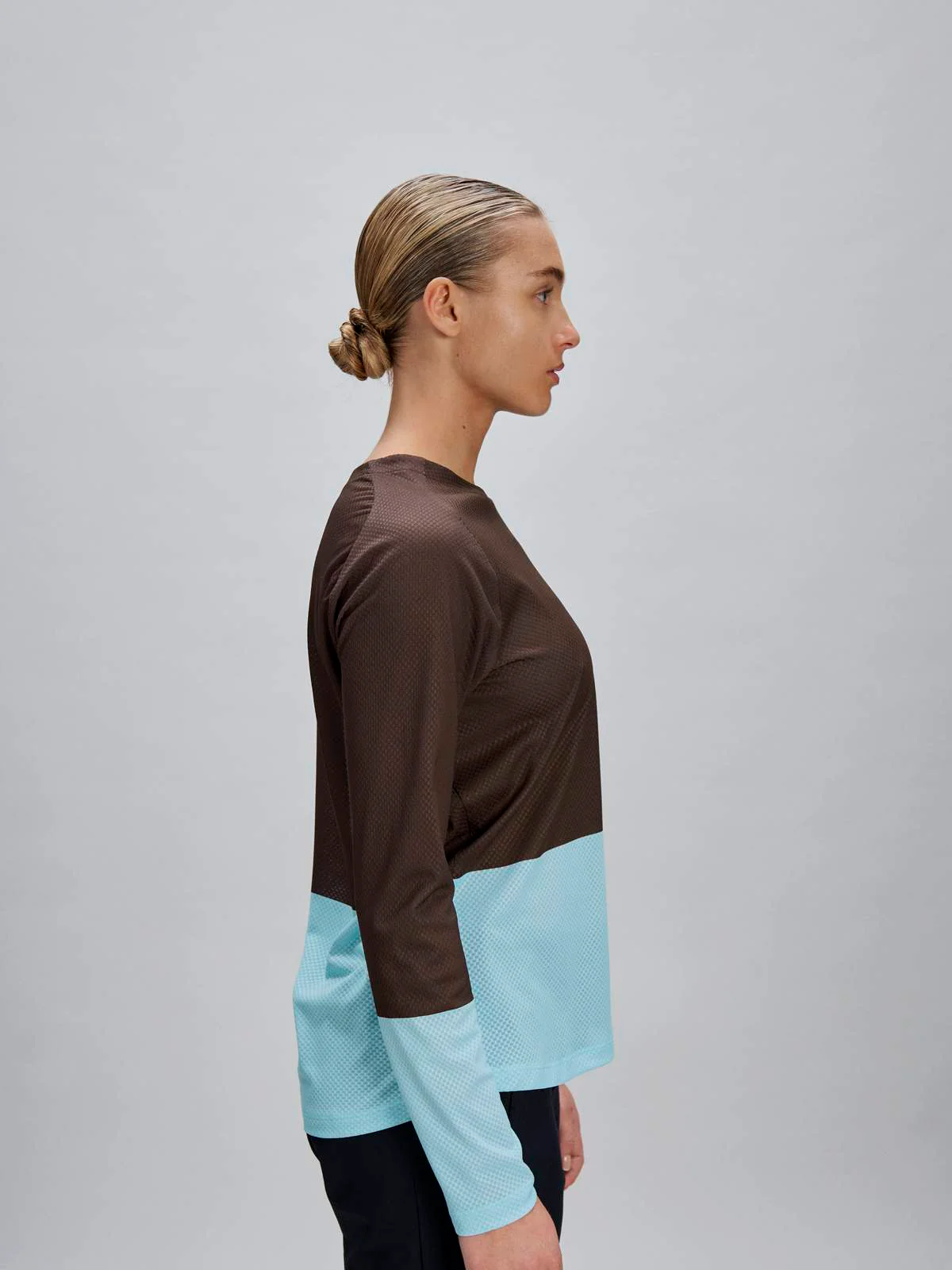 Koszulka rowerowa POC W's Motion Air L/S Jersey - Bron. Brown/Lazurite Blue - Image 4