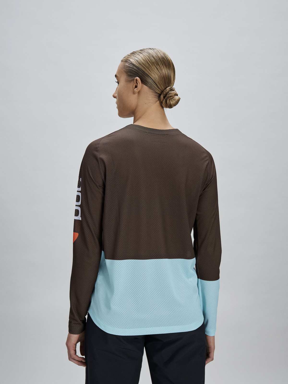 Koszulka rowerowa POC W's Motion Air L/S Jersey - Bron. Brown/Lazurite Blue - Image 5