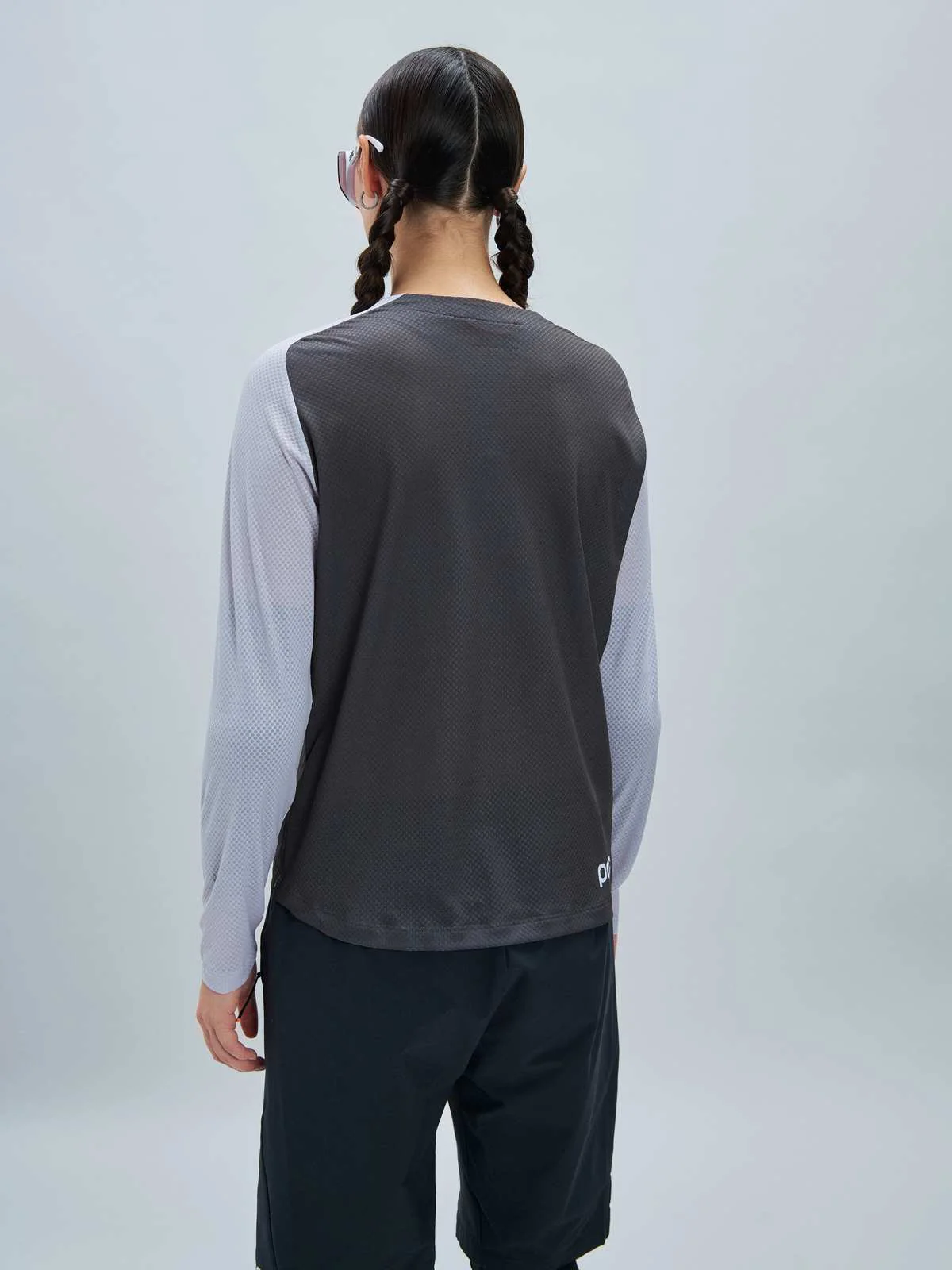 Koszulka rowerowa POC W's Motion Air L/S Jersey - Granite Grey - Image 4