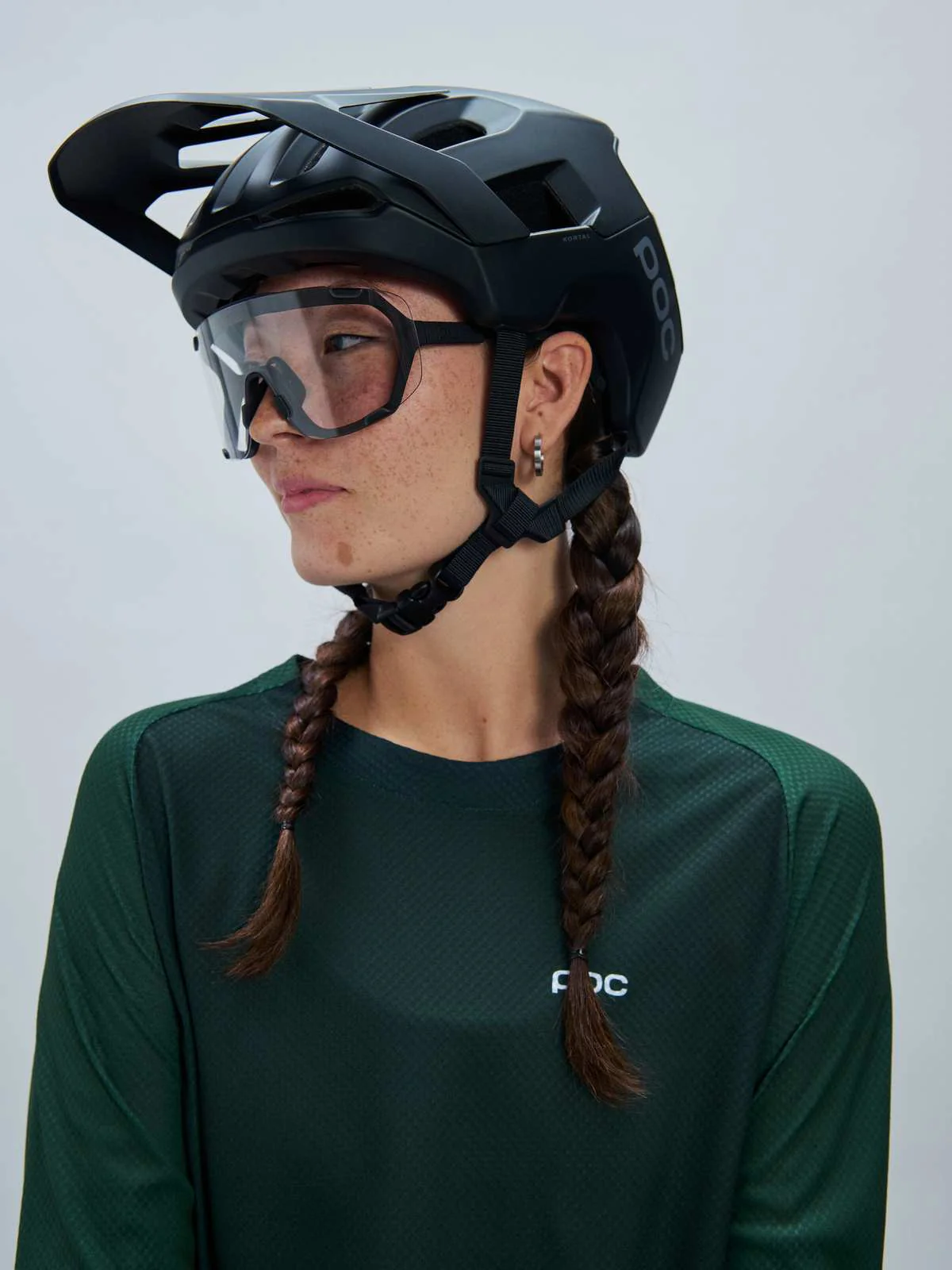 Koszulka rowerowa POC W's Motion Air L/S Jersey - Parg. Green - Image 3