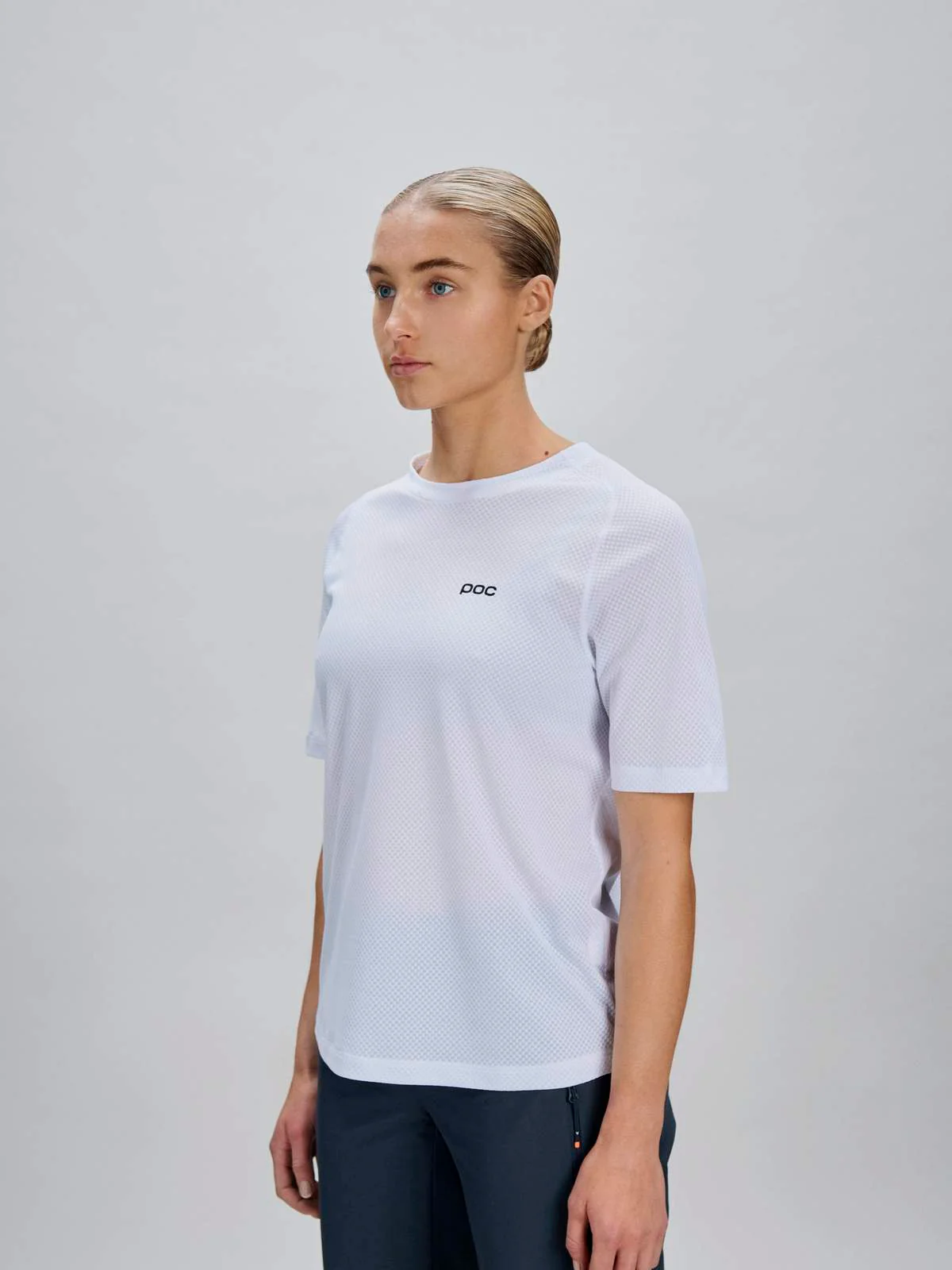 Koszulka rowerowa damska POC W's Motion Air S/S Jersey biała - Image 2
