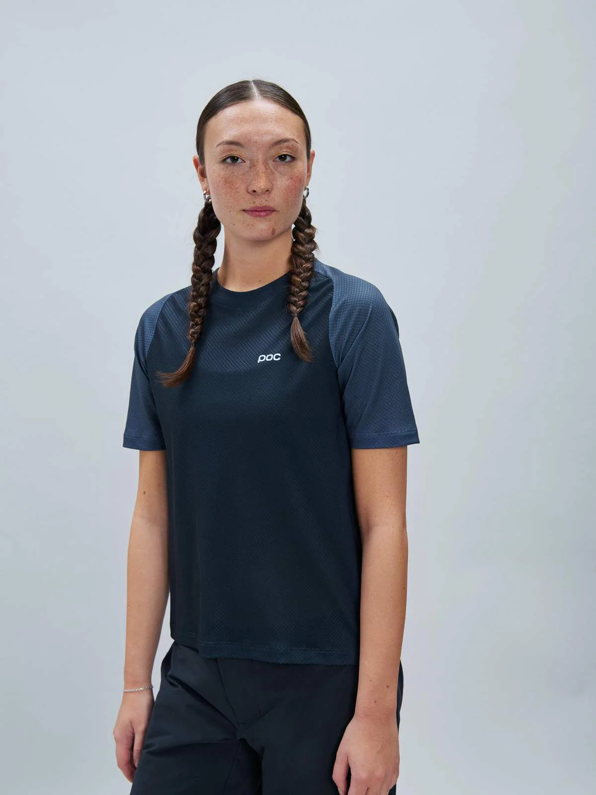Koszulka rowerowa damska POC W's Motion Air Jersey granatowy - Image 2