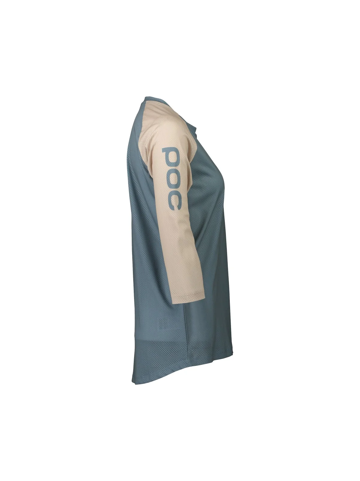 Koszulka rowerowa POC W's MTB Pure 3/4 Jersey blue - Calcite Blue/Light Sandstone Beige - Image 2