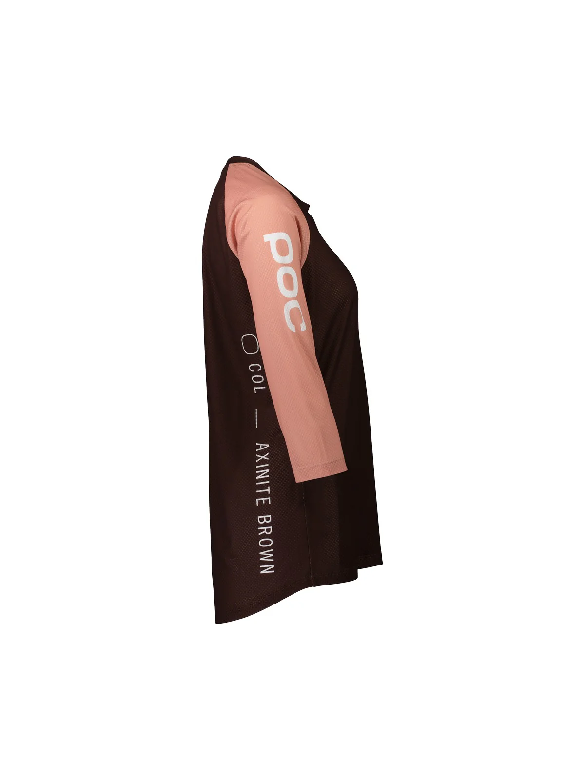 Koszulka rowerowa POC W's MTB Pure 3/4 Jersey - Axinite Brown/Rock Salt - Image 5