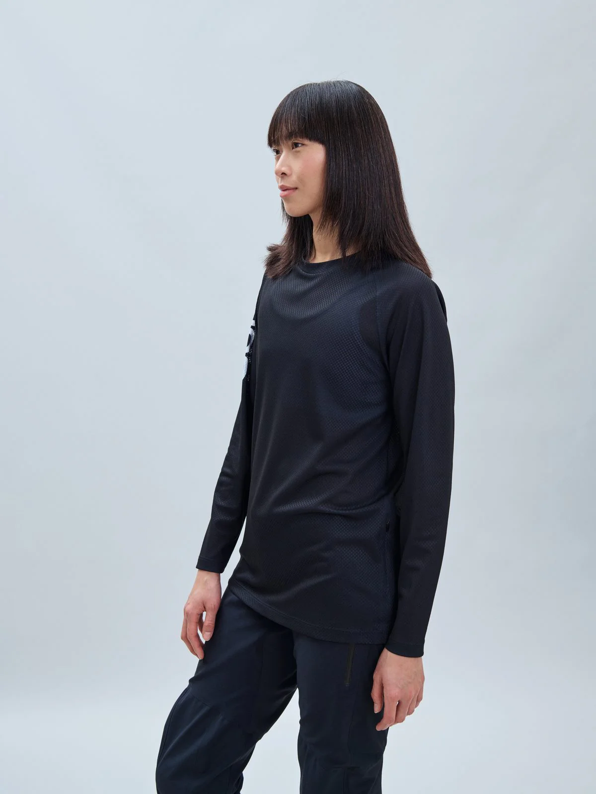 Koszulka rowerowa POC W's MTB Pure LS Jersey - Uran. Black - Image 2