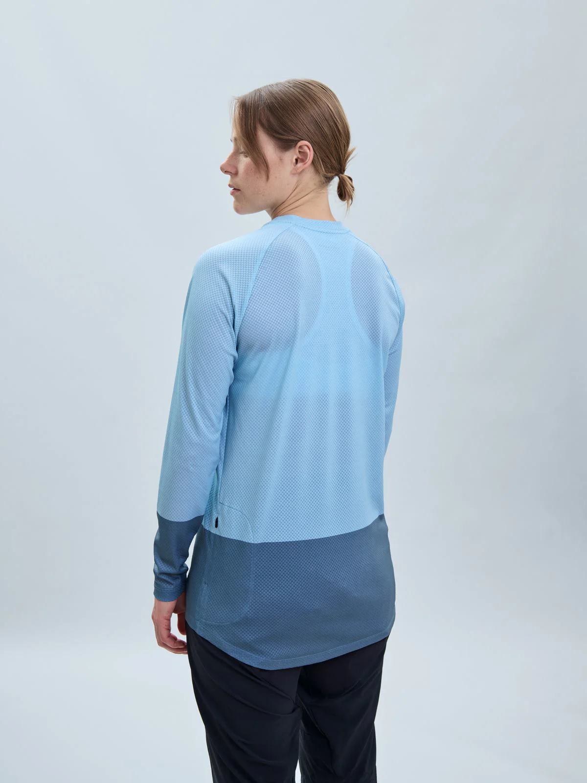 Koszulka rowerowa POC W's MTB Pure LS Jersey - Mineral Blue/Calcite Blue - Image 3