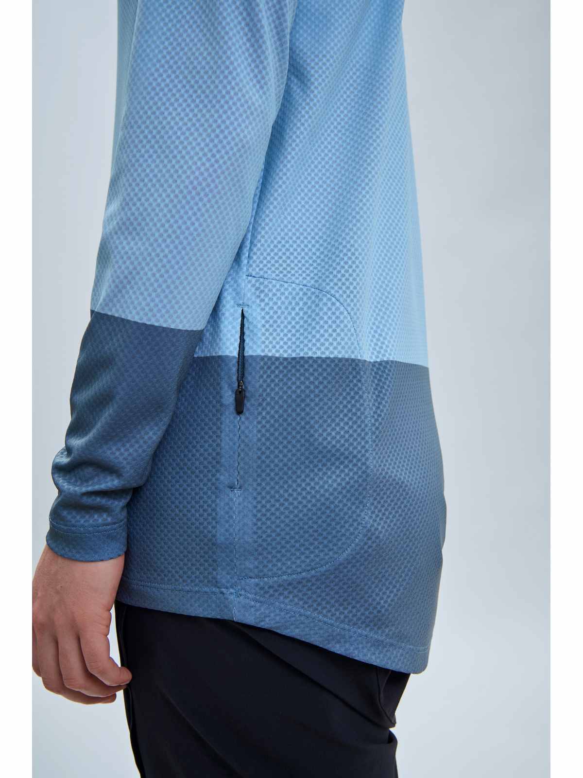 Koszulka rowerowa POC W's MTB Pure LS Jersey - Mineral Blue/Calcite Blue - Image 4