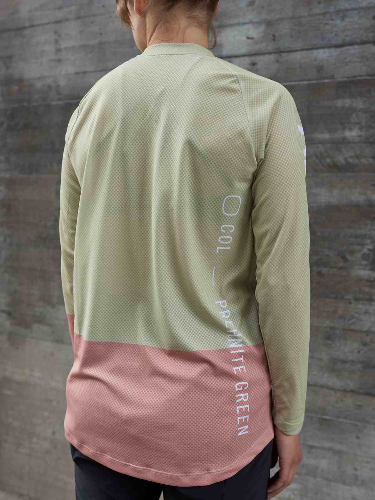 Koszulka rowerowa POC W's MTB Pure LS Jersey - Prehnite Green/Rock Salt - Image 3