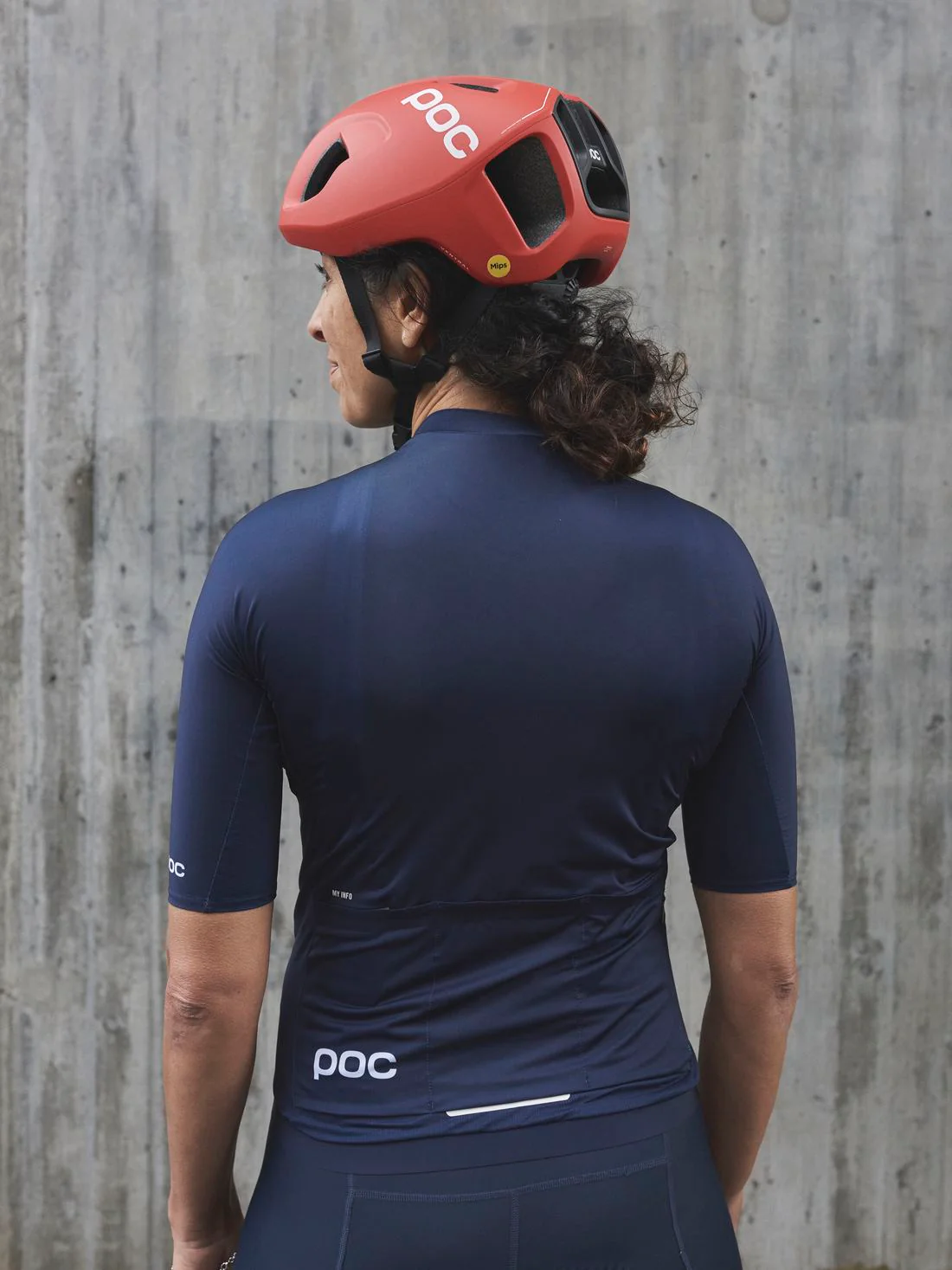 Koszulka rowerowa POC W's PRISTINE Jersey - Turmaline Navy - Image 4