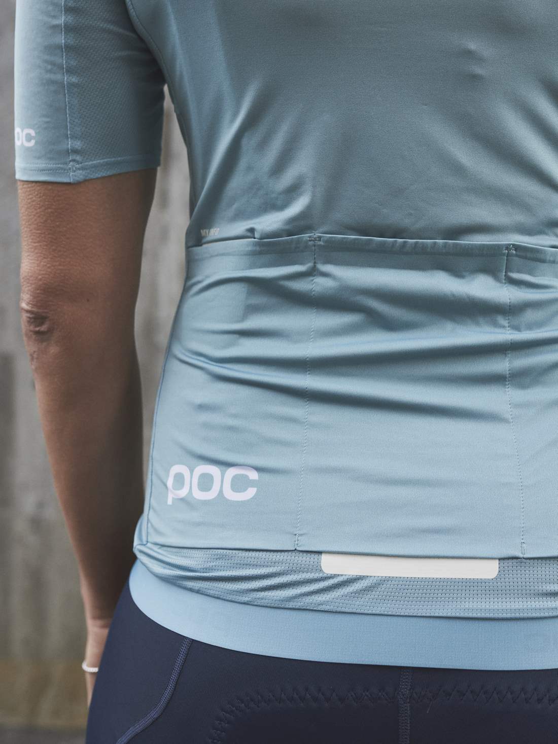 Koszulka rowerowa POC W's PRISTINE Jersey - Lt Dioptase Blue - Image 4