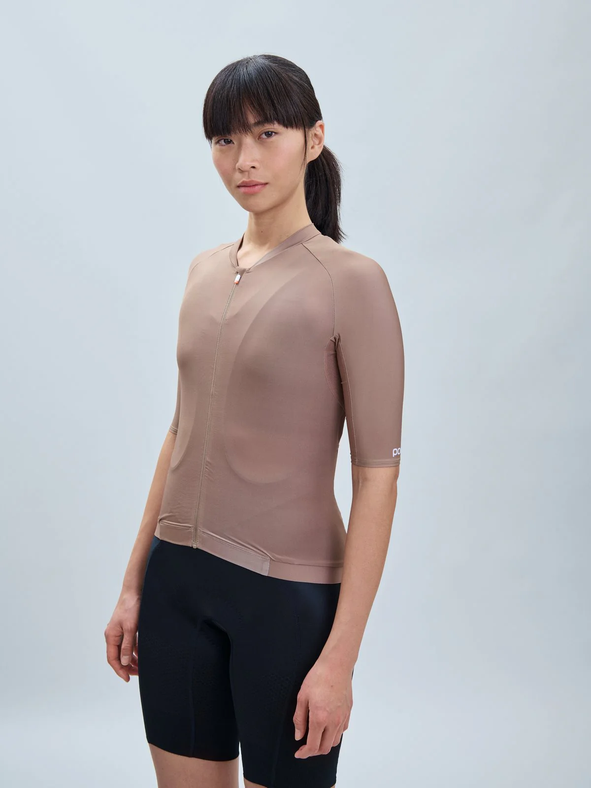 Koszulka rowerowa POC W's Pristine Jersey - Jasper Brown - Image 2