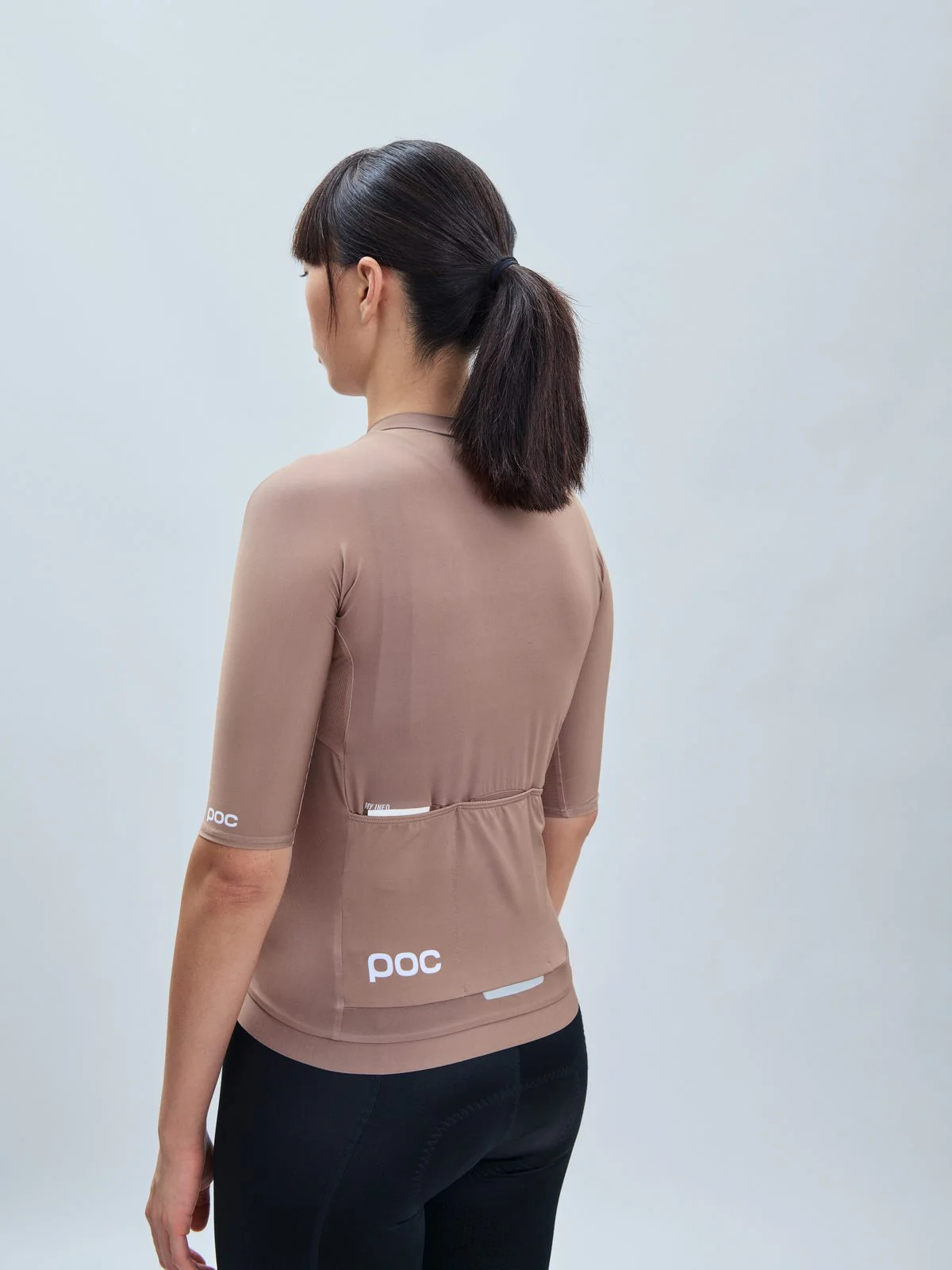 Koszulka rowerowa POC W's Pristine Jersey - Jasper Brown - Image 3