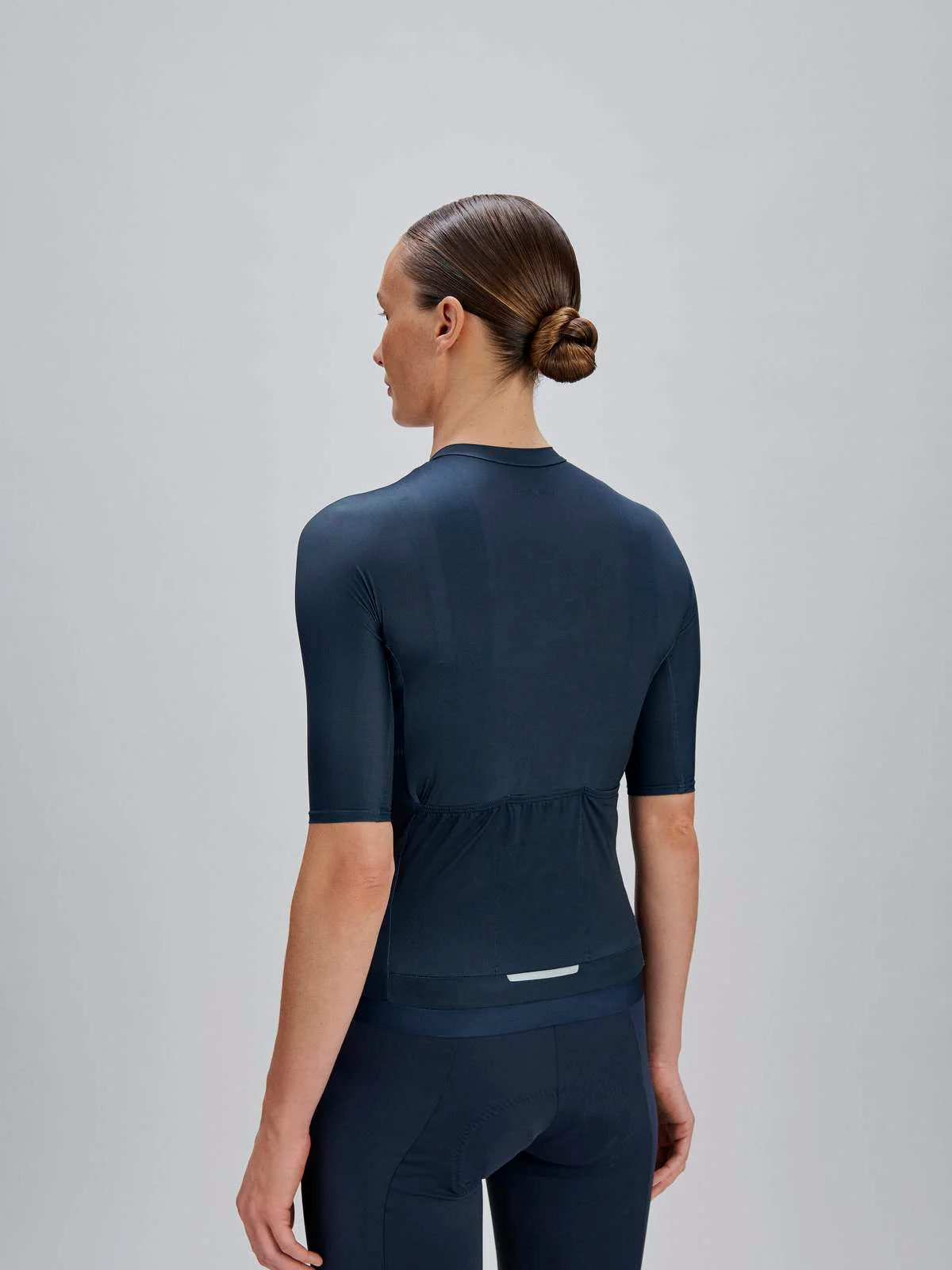 Koszulka rowerowa POC W's Pristine Jersey - Apatite Navy - Image 3