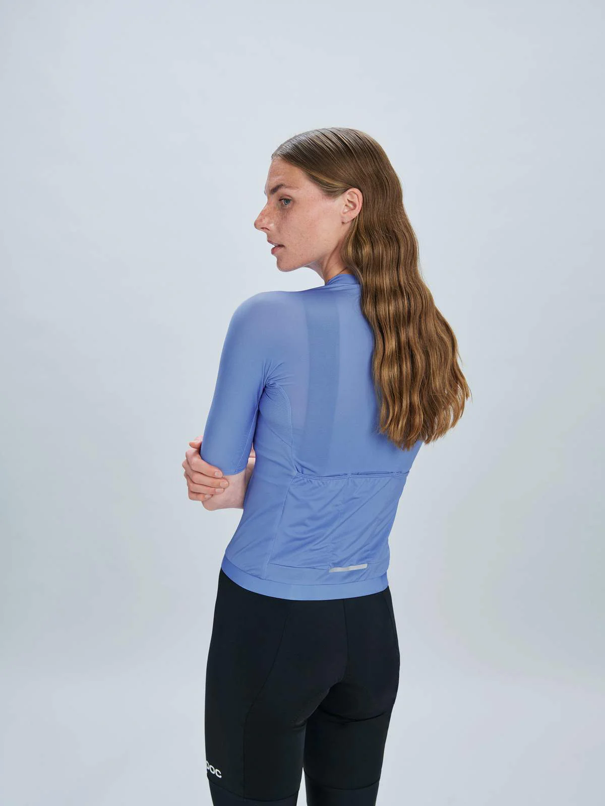 Koszulka rowerowa POC W's Pristine Jersey - Bazzite Blue - Image 4