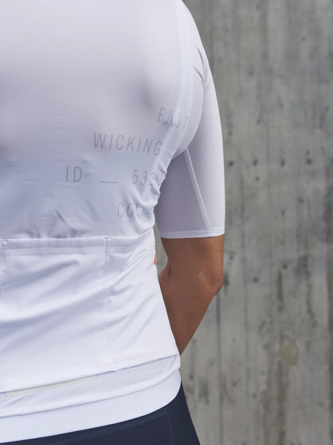 Koszulka rowerowa POC W's PRISTINE PRINT Jersey - Hydr. White - Image 4