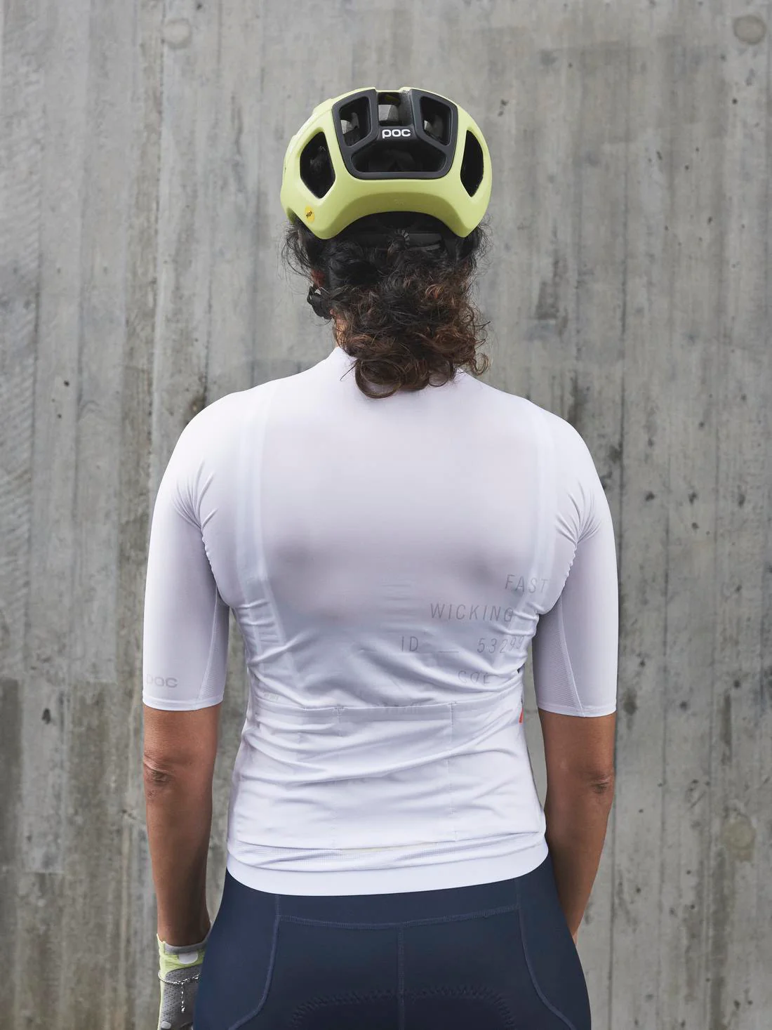 Koszulka rowerowa POC W's PRISTINE PRINT Jersey - Hydr. White - Image 5