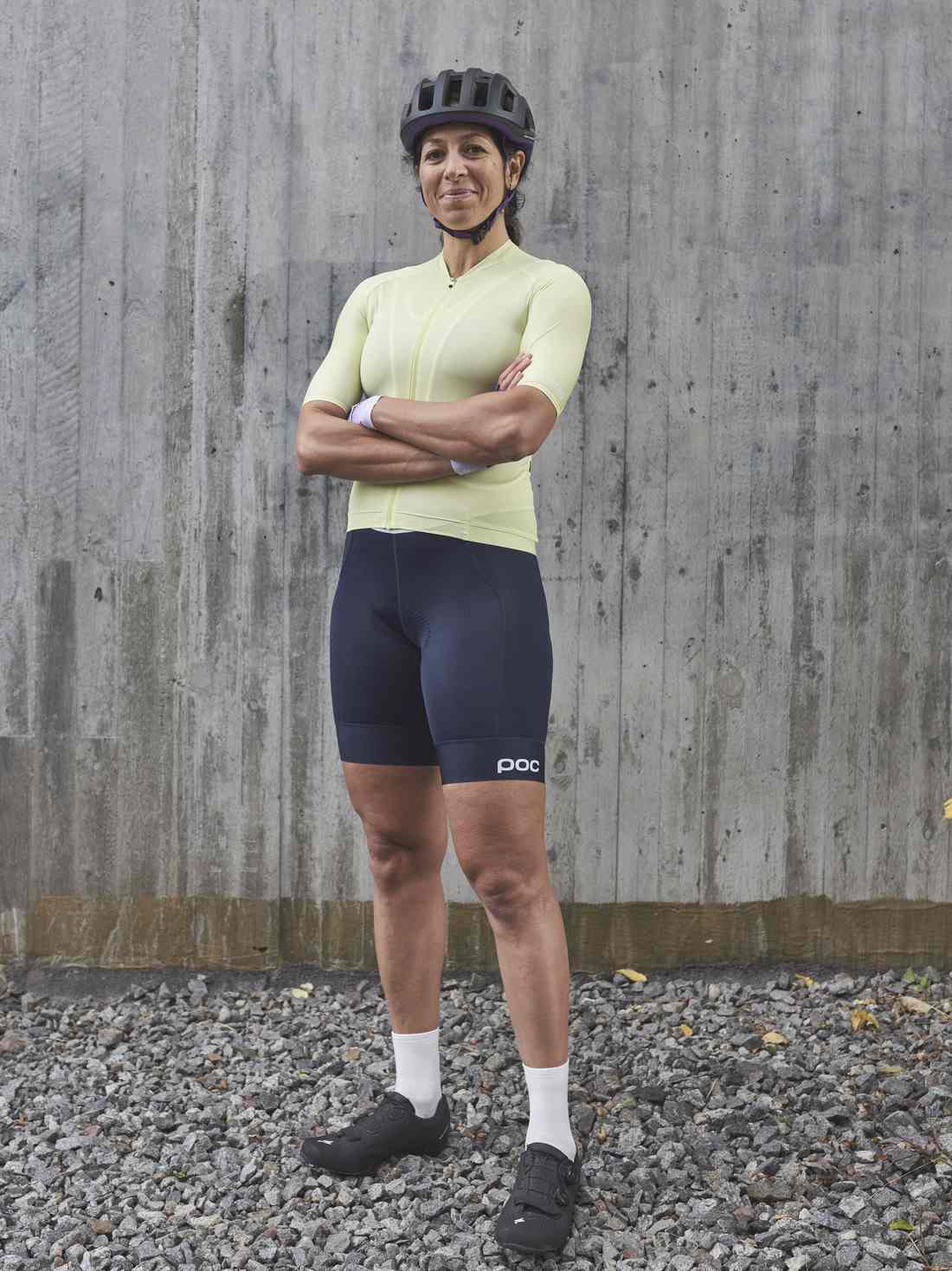 Koszulka rowerowa POC W's PRISTINE PRINT Jersey - Lemon Calcite - Image 2