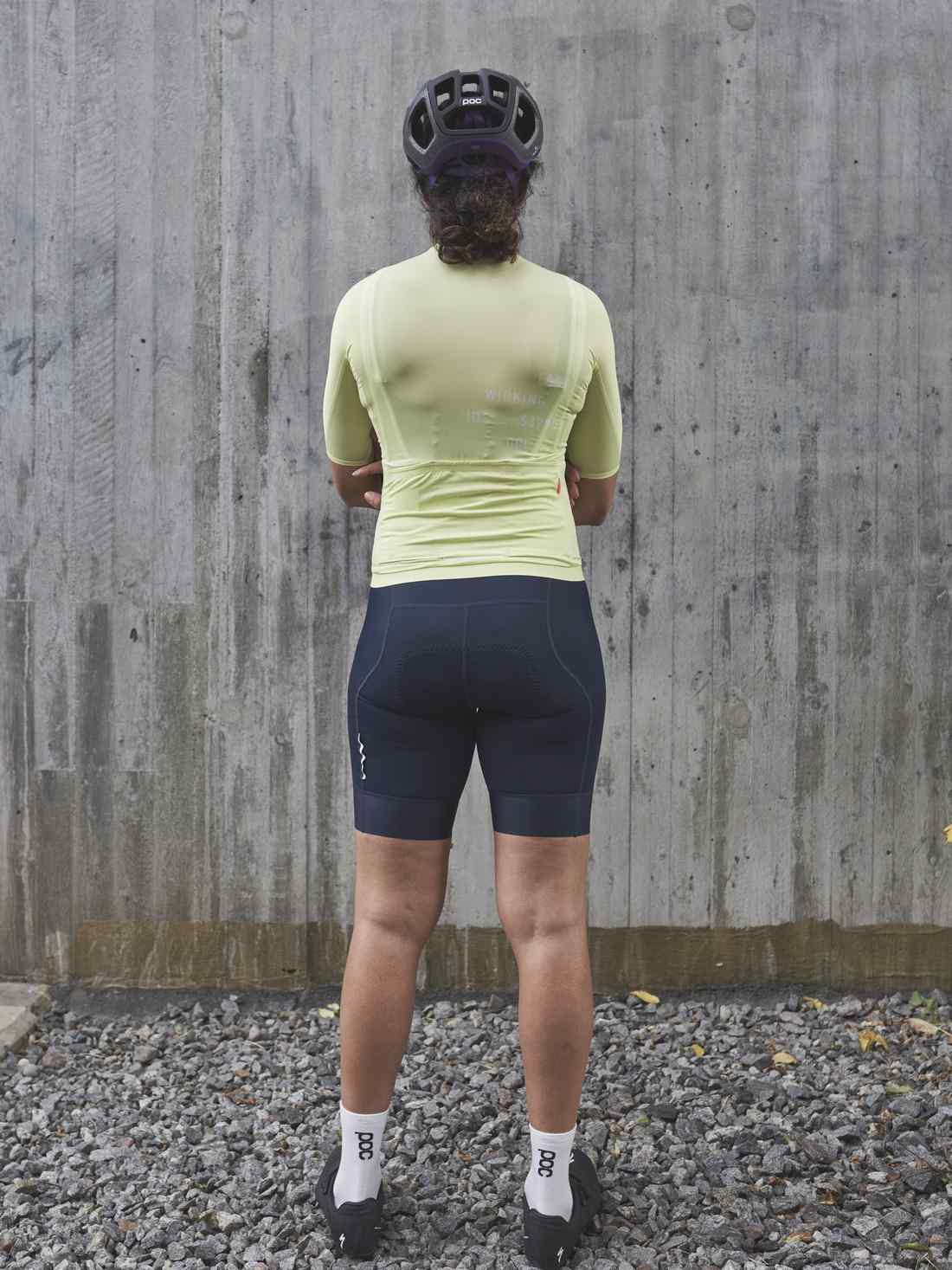 Koszulka rowerowa POC W's PRISTINE PRINT Jersey - Lemon Calcite - Image 4
