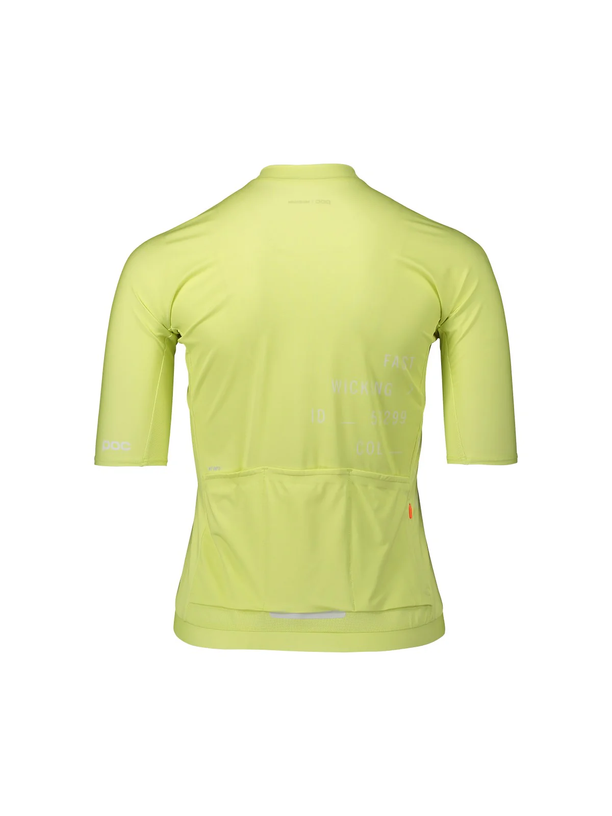 Koszulka rowerowa POC W's PRISTINE PRINT Jersey - Lemon Calcite - Image 5