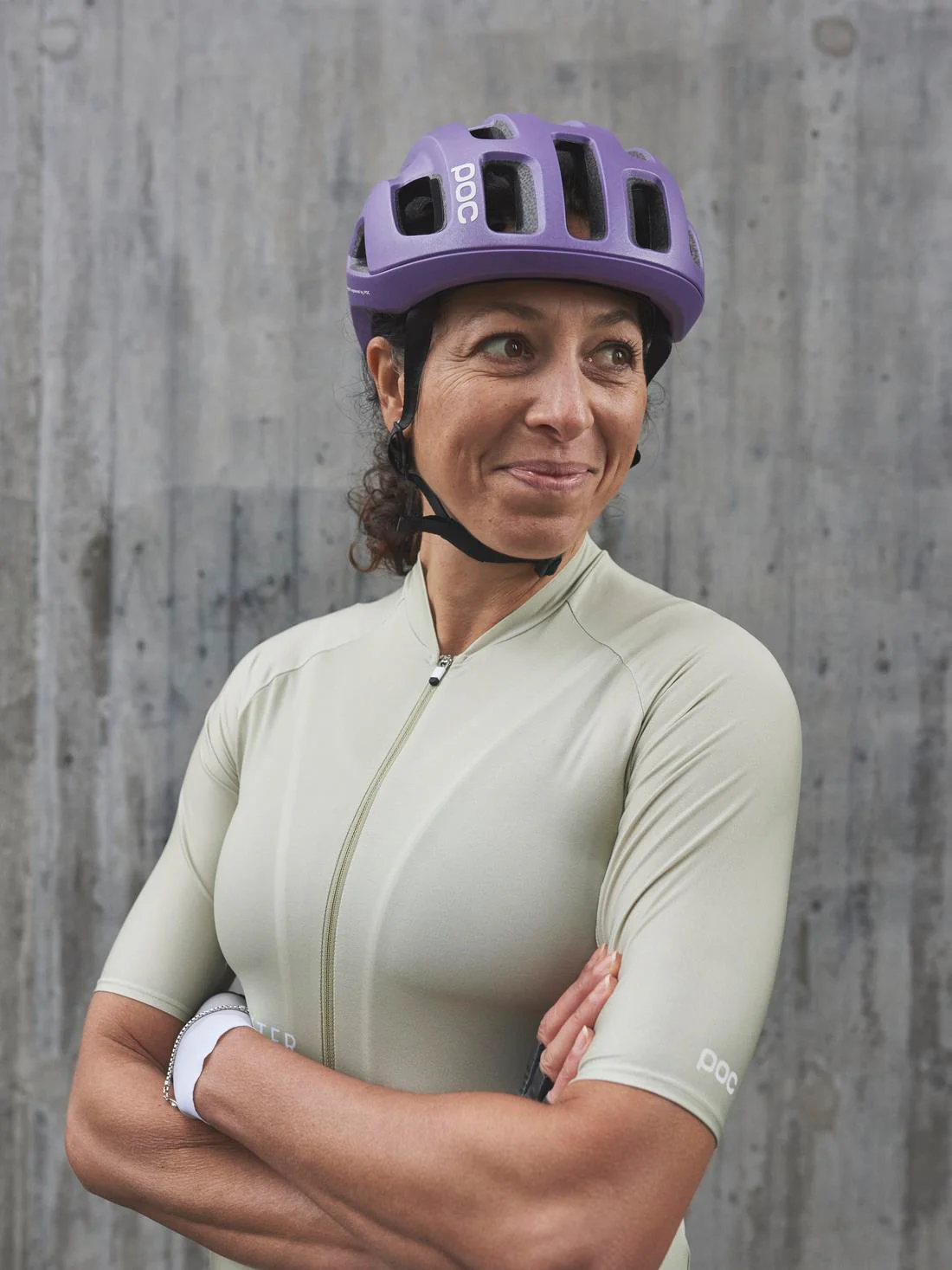 Koszulka rowerowa POC W's PRISTINE PRINT Jersey - Prehnite Green - Image 2