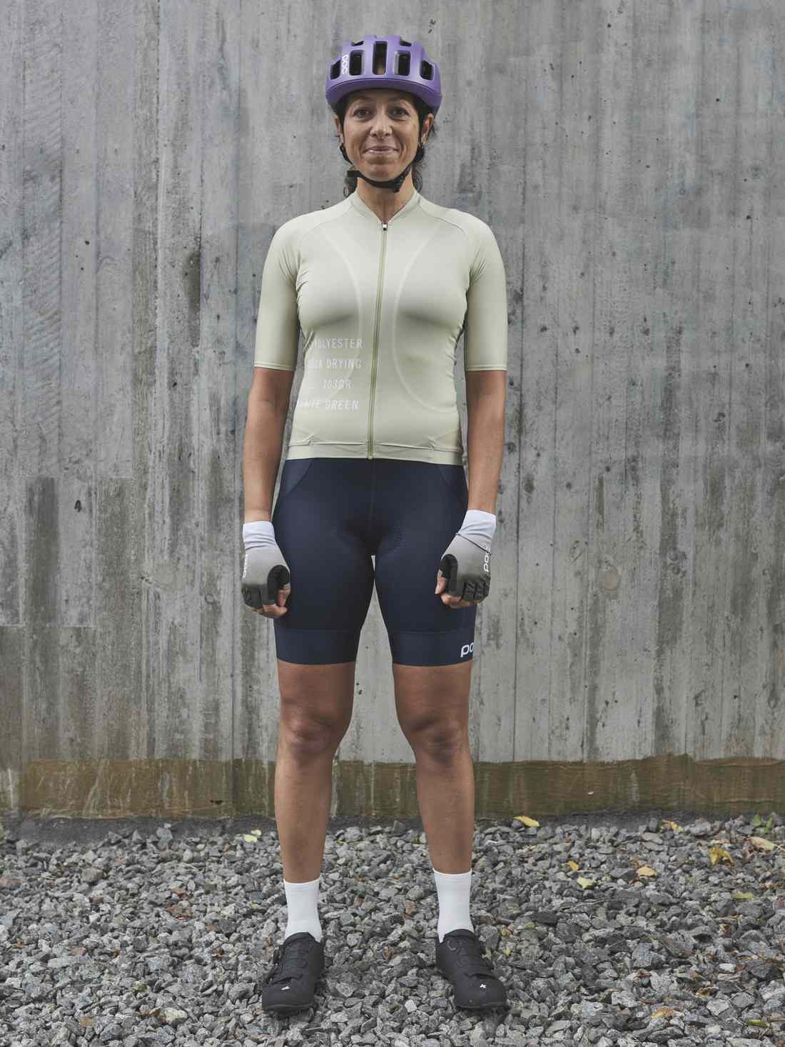 Koszulka rowerowa POC W's PRISTINE PRINT Jersey - Prehnite Green - Image 3