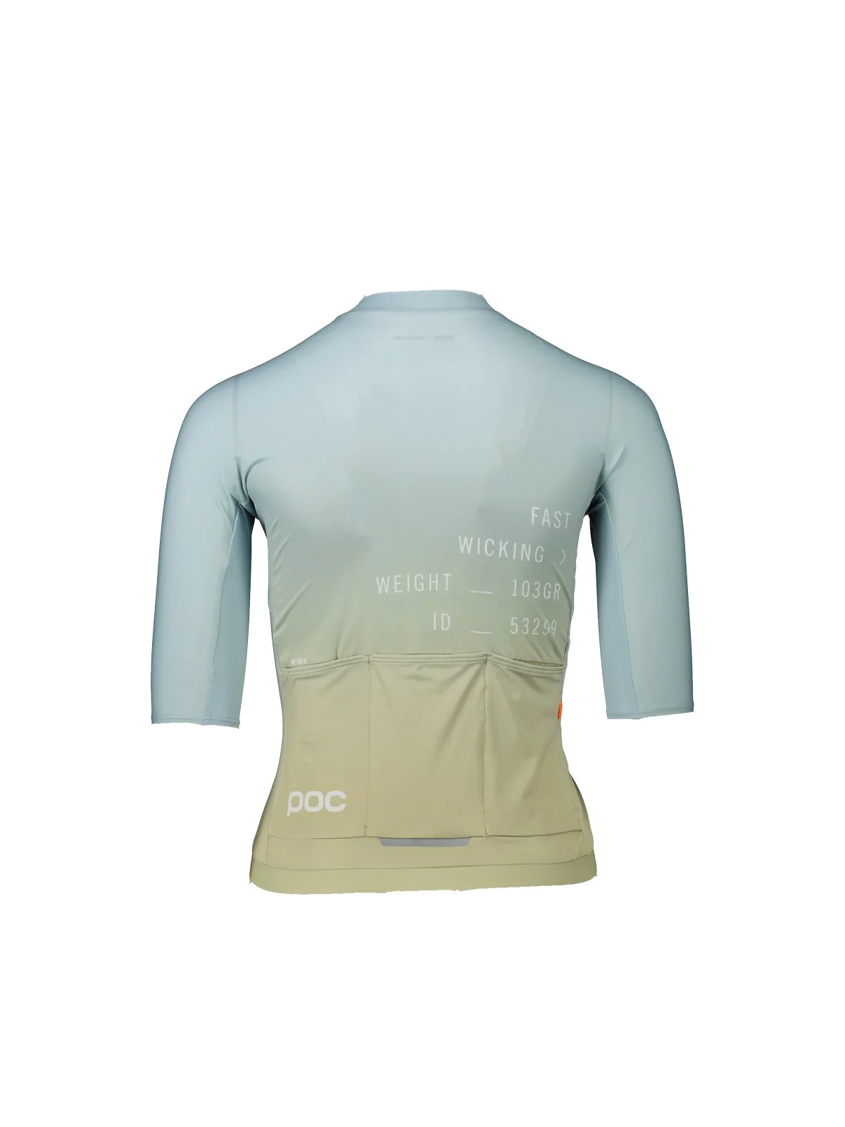 Koszulka rowerowa POC W's Pristine Print Jersey blue - Gradient Mineral Blue - Image 2