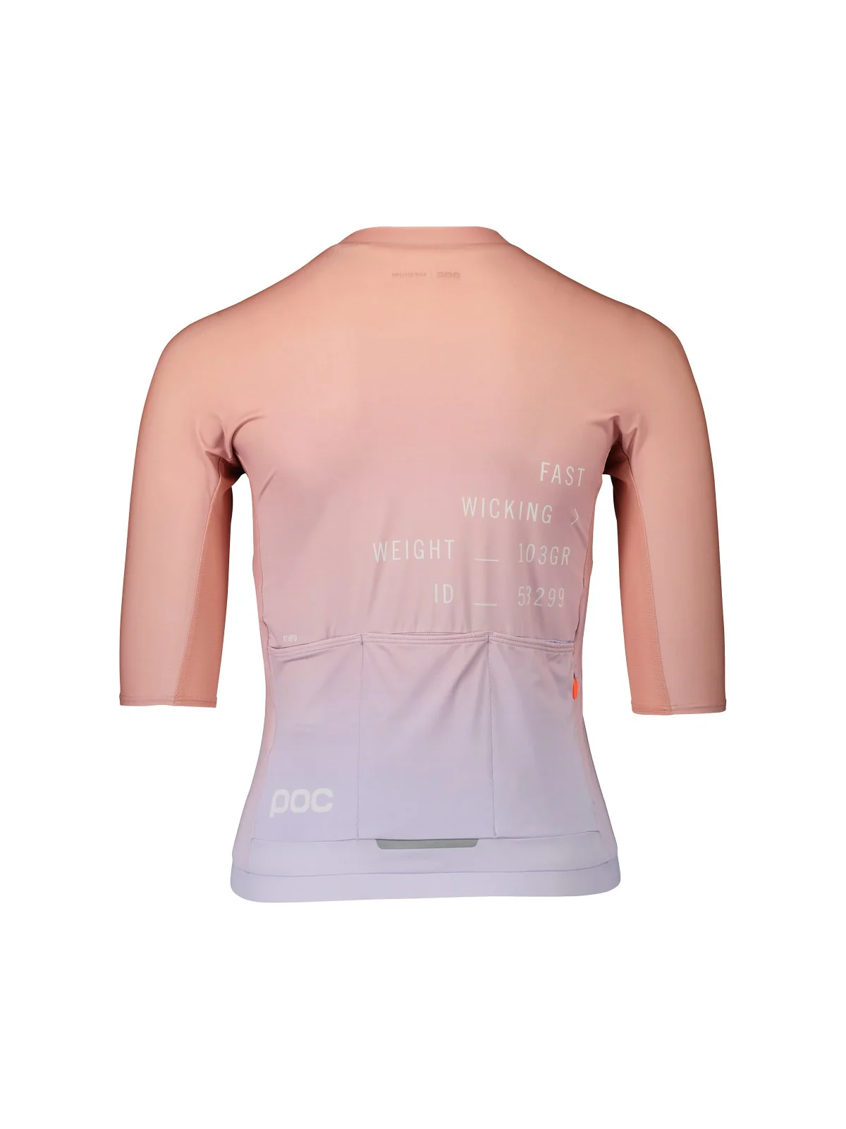 Koszulka rowerowa POC W's Pristine Print Jersey - Gradient Purple Quartz - Image 2