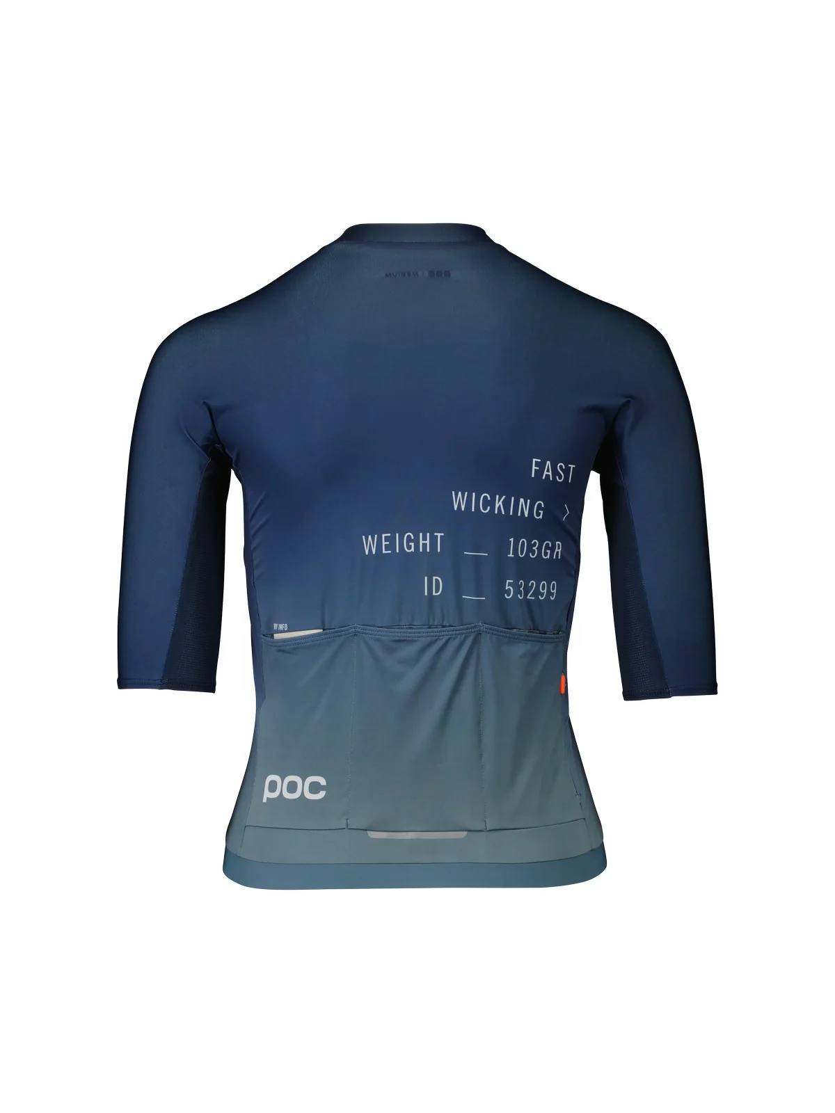 Koszulka rowerowa POC W's Pristine Print Jersey - Gradient Turmaline Navy - Image 5