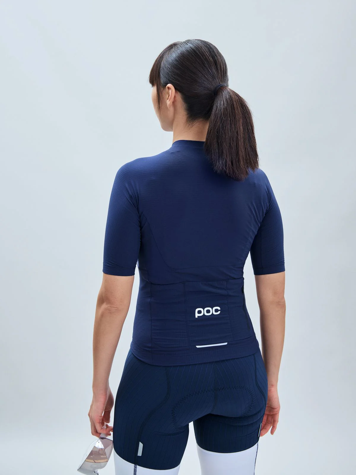 Koszulka rowerowa POC W's Raceday Jersey - Turmaline Navy - Image 3