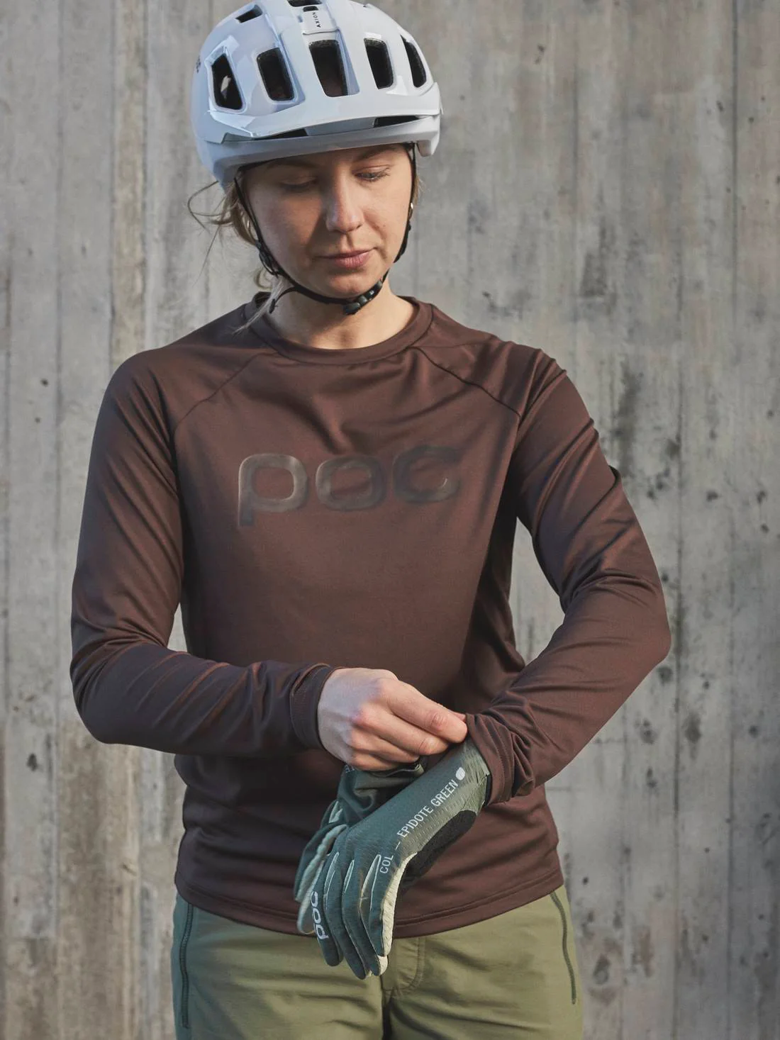 Koszulka rowerowa POC W'S REFORM ENDURO - Axinite Brown - Image 2
