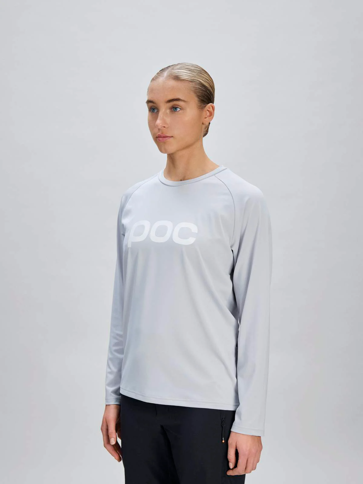 Koszulka rowerowa POC W's Reform Enduro Jersey - Granite Grey - Image 2