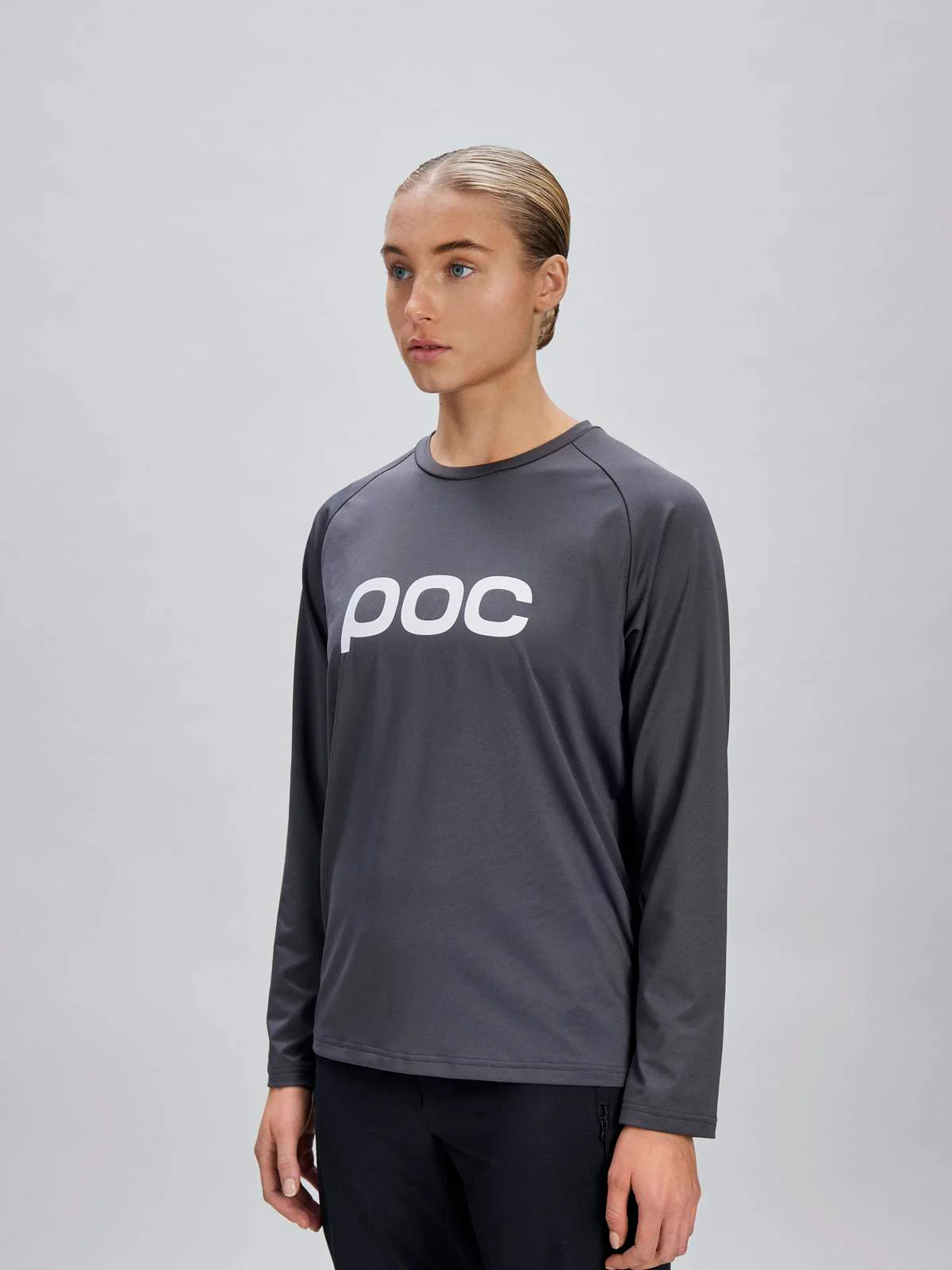 Koszulka rowerowa POC W's Reform Enduro Jersey - Sylvanite Grey - Image 2