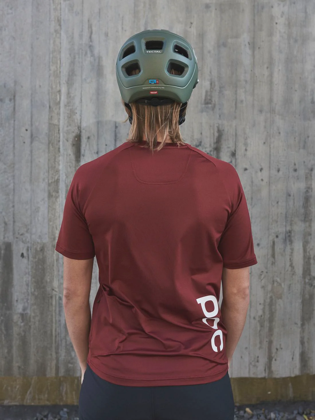 Koszulka rowerowa POC W'S REFORM ENDURO LIGHT - Garnet Red - Image 4