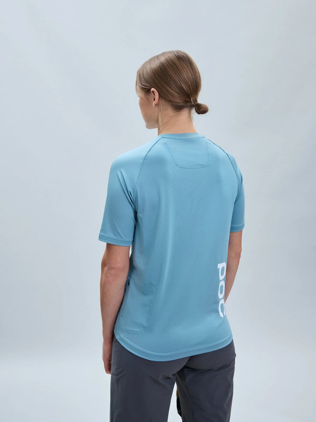 Koszulka rowerowa POC W's Reform Enduro Light Tee - Mineral Blue - Image 3