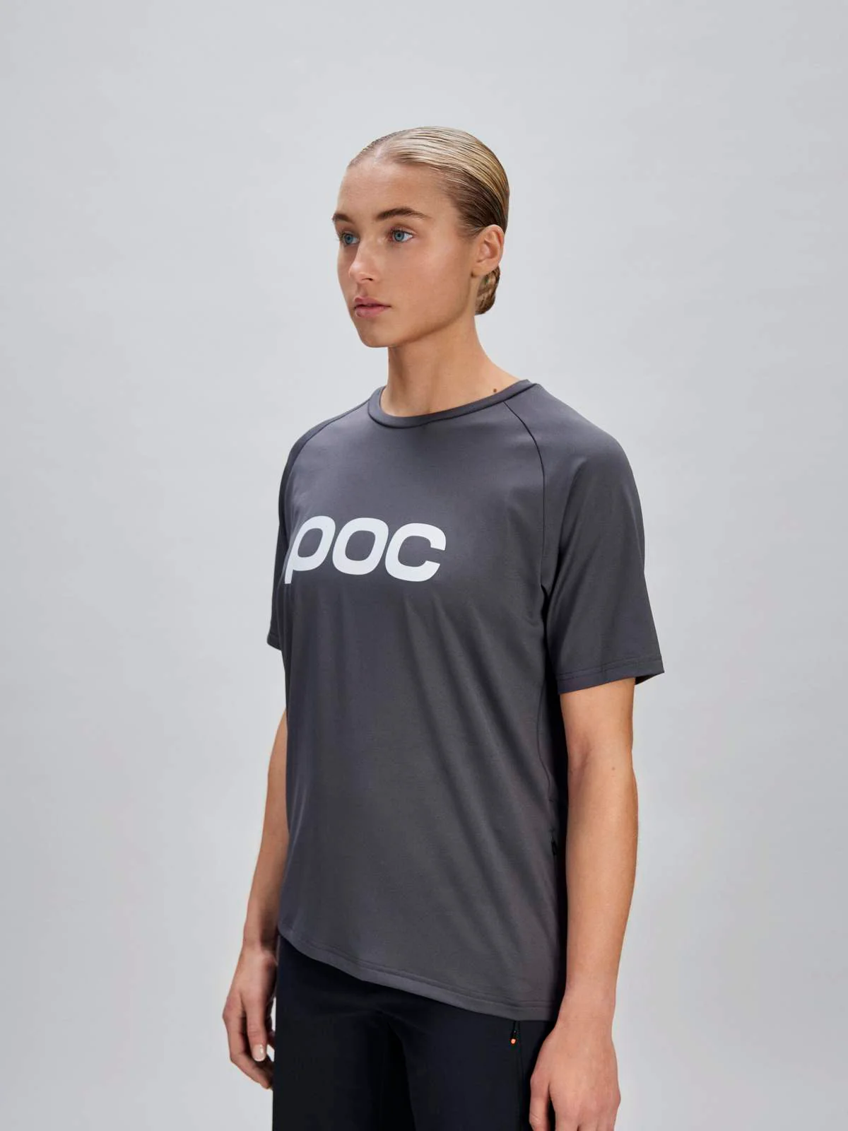 Koszulka rowerowa POC W's Reform Enduro Tee - Sylvanite Grey - Image 2