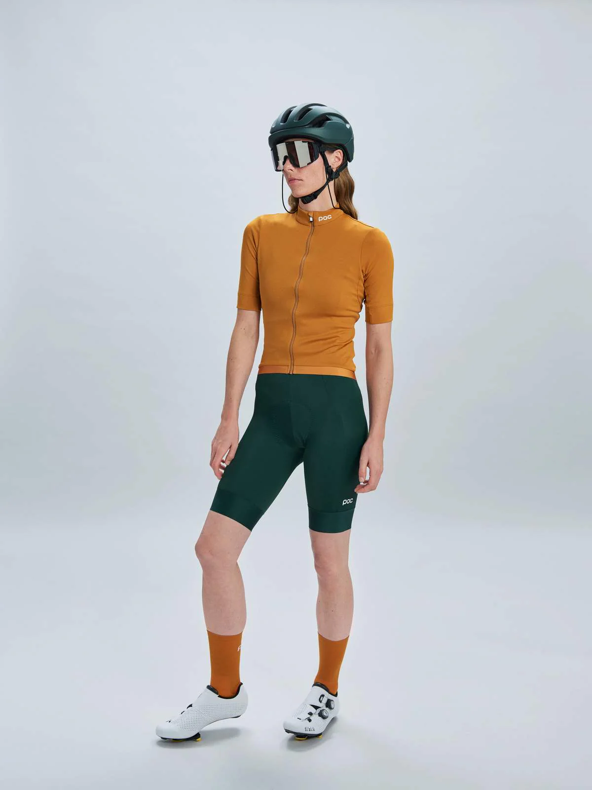 Koszulka rowerowa POC W's Thermal Lite Jersey - Bauxite Brown - Image 2