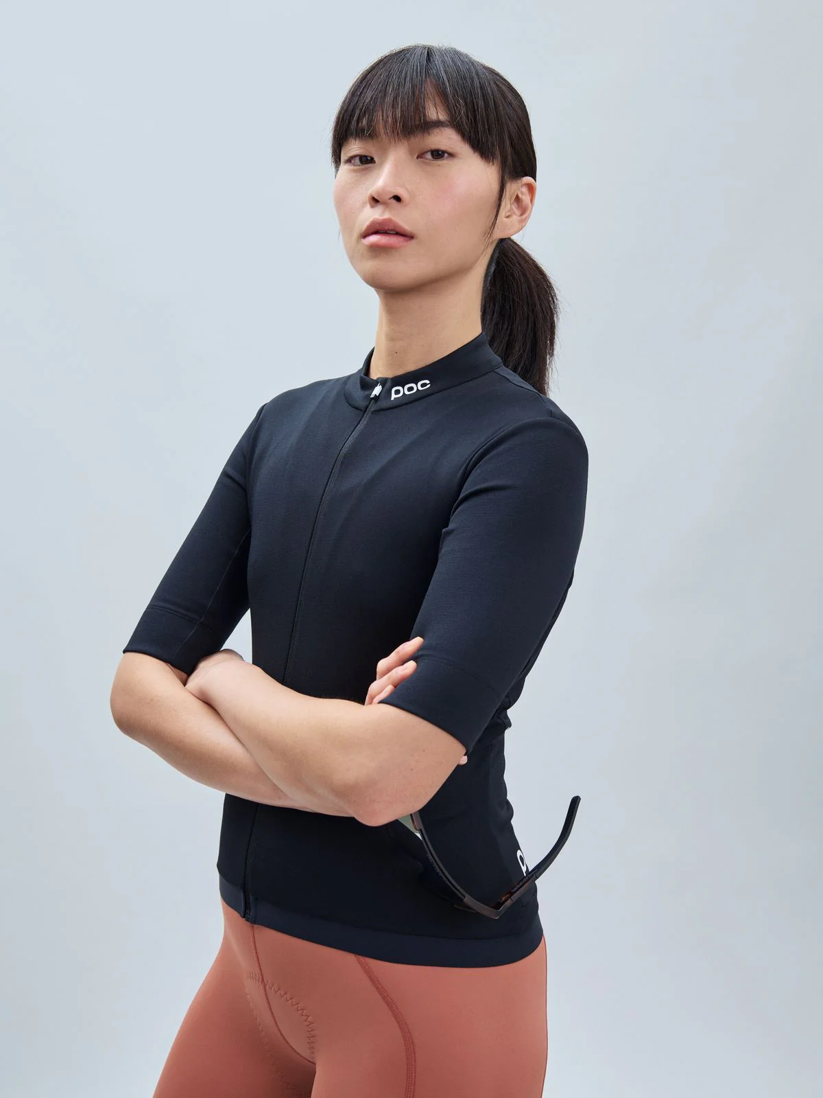 Koszulka rowerowa POC W's Thermal Lite Jersey - Uran. Black - Image 2