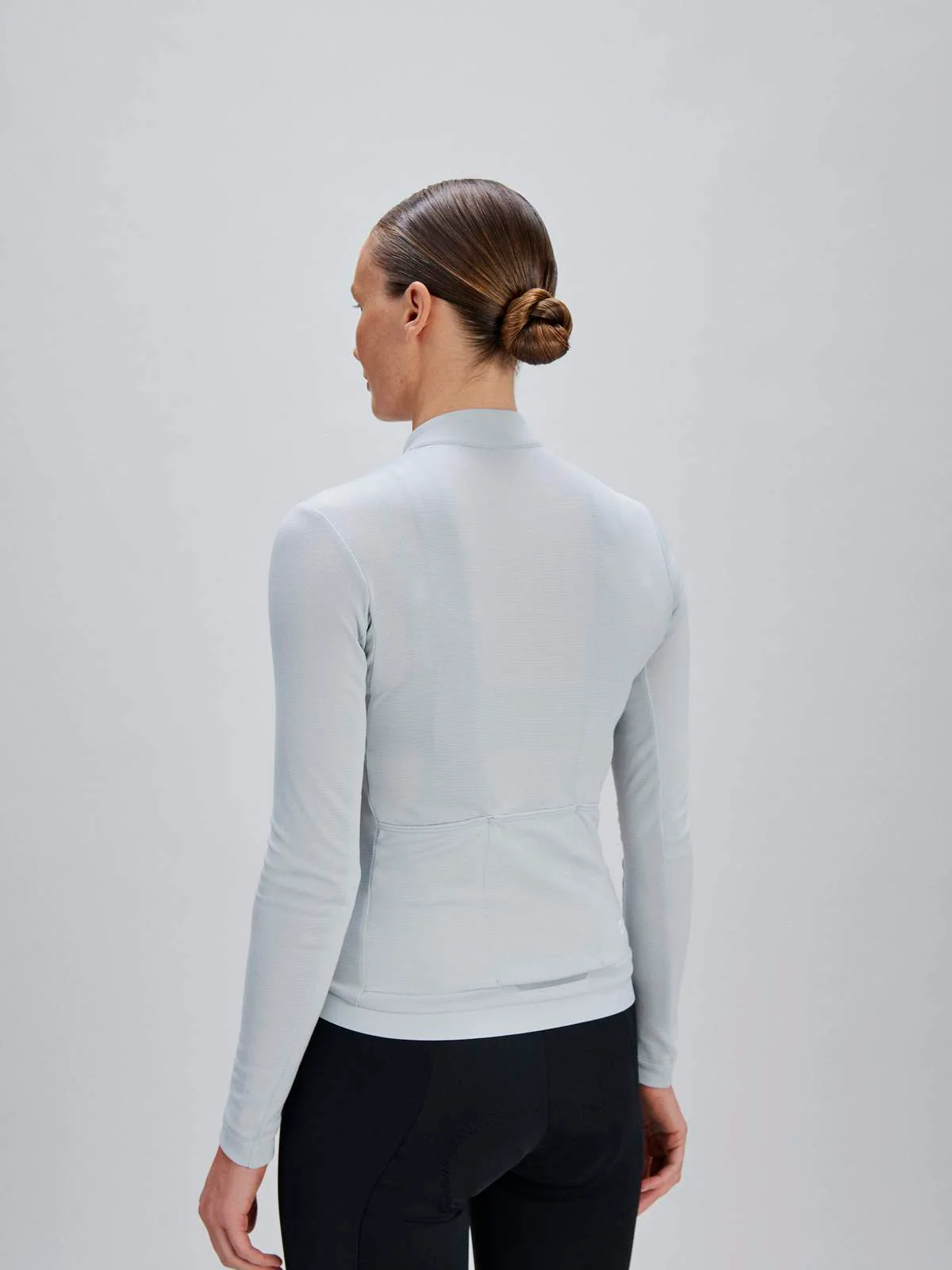 Koszulka rowerowa POC W's Thermal Lite LS Jersey - Granite Grey - Image 3