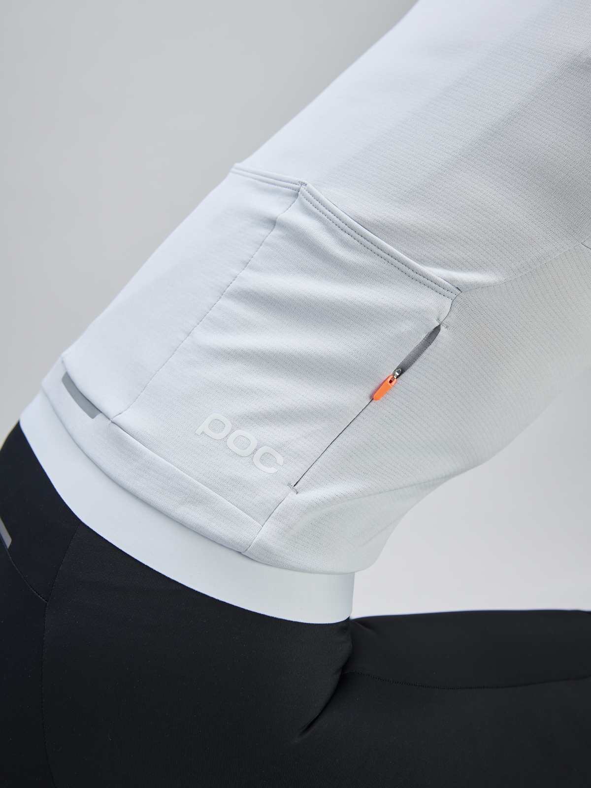 Koszulka rowerowa POC W's Thermal Lite LS Jersey - Granite Grey - Image 4