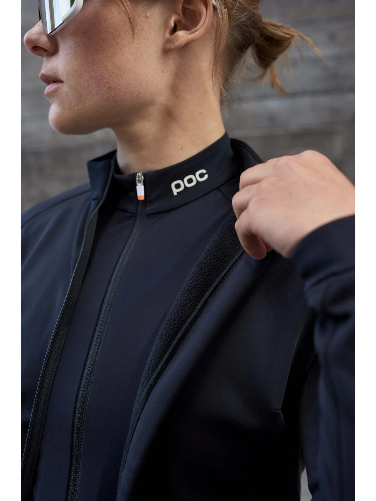 Kurtka rowerowa damska POC W's Thermal Jacket - Ur. Black - Image 3