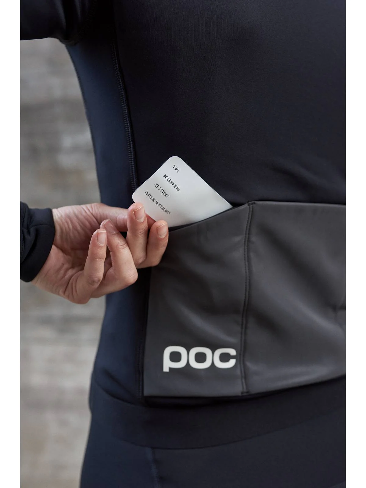Kurtka rowerowa damska POC W's Thermal Jacket - Ur. Black - Image 5