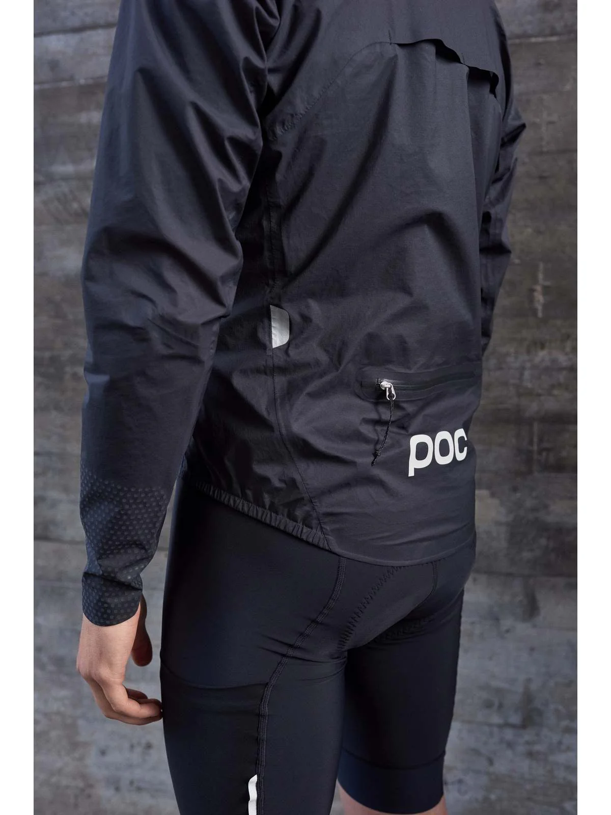 Kurtka rowerowa POC HAVEN RAIN - Ur. Black - Image 3